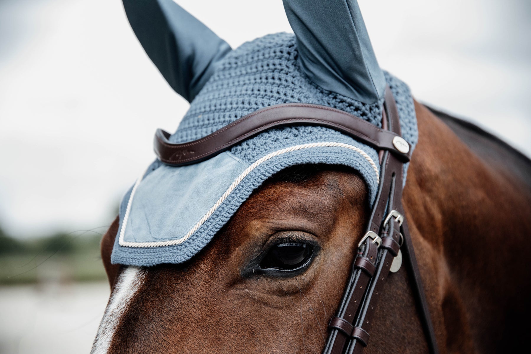 Kentucky Horsewear Cap Velvet Lightblue