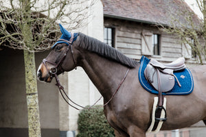 Kentucky Velvet Jump Saddle Pad Navy