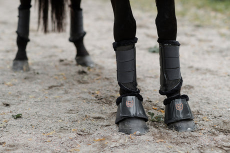 Equestrian Stockholm Fleece Brushing Boots Dark Sky