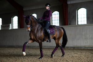 Equestrian Stockholm Dressage Saddle Pad Black Raven