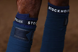 Equestrian Stockholm Bandage Pads Blue Meadow