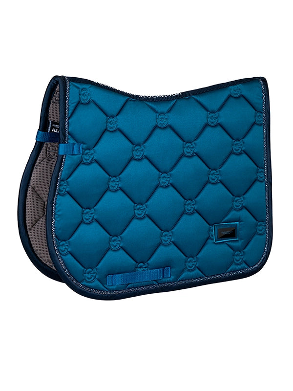 Equestrian Stockholm Jump Saddle Pad Blue Meadow