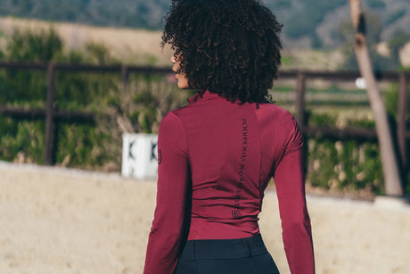 Equestrian Stockholm UV Protection Base Layer Bordeaux