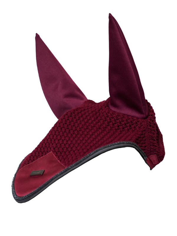 Equestrian Stockholm Ear Bonnet Dark Bordeaux