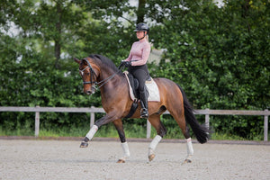 Equestrian Stockholm Dressage Saddle Pad Desert Rose