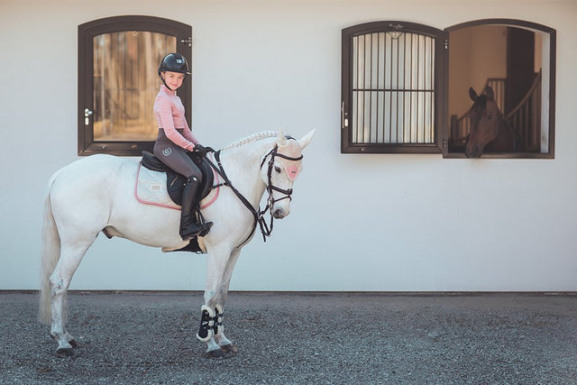 Equestrian Stockholm Jump Saddle Pad Desert Rose