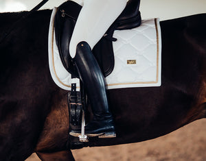 Equestrian Stockholm Bandages White Perfection Gold