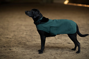 Equestrian Stockholm Fleece Dog Rug Sycamore Green
