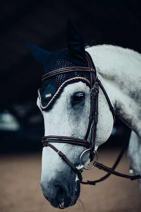 Equestrian Stockholm Ear Bonnet Royal Classic