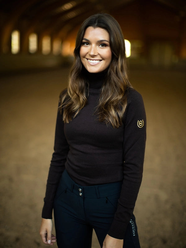 Equestrian Stockholm Knitted Top Golden Brown