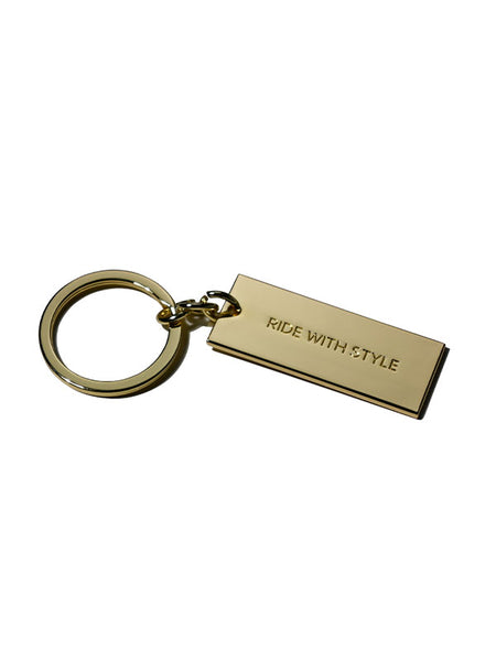 Equestrian Stockholm Key Chain Gold