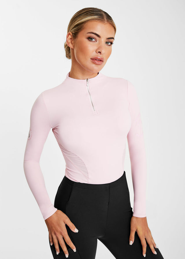 Aztec Diamond Icon Long Sleeve Base Layer Pink