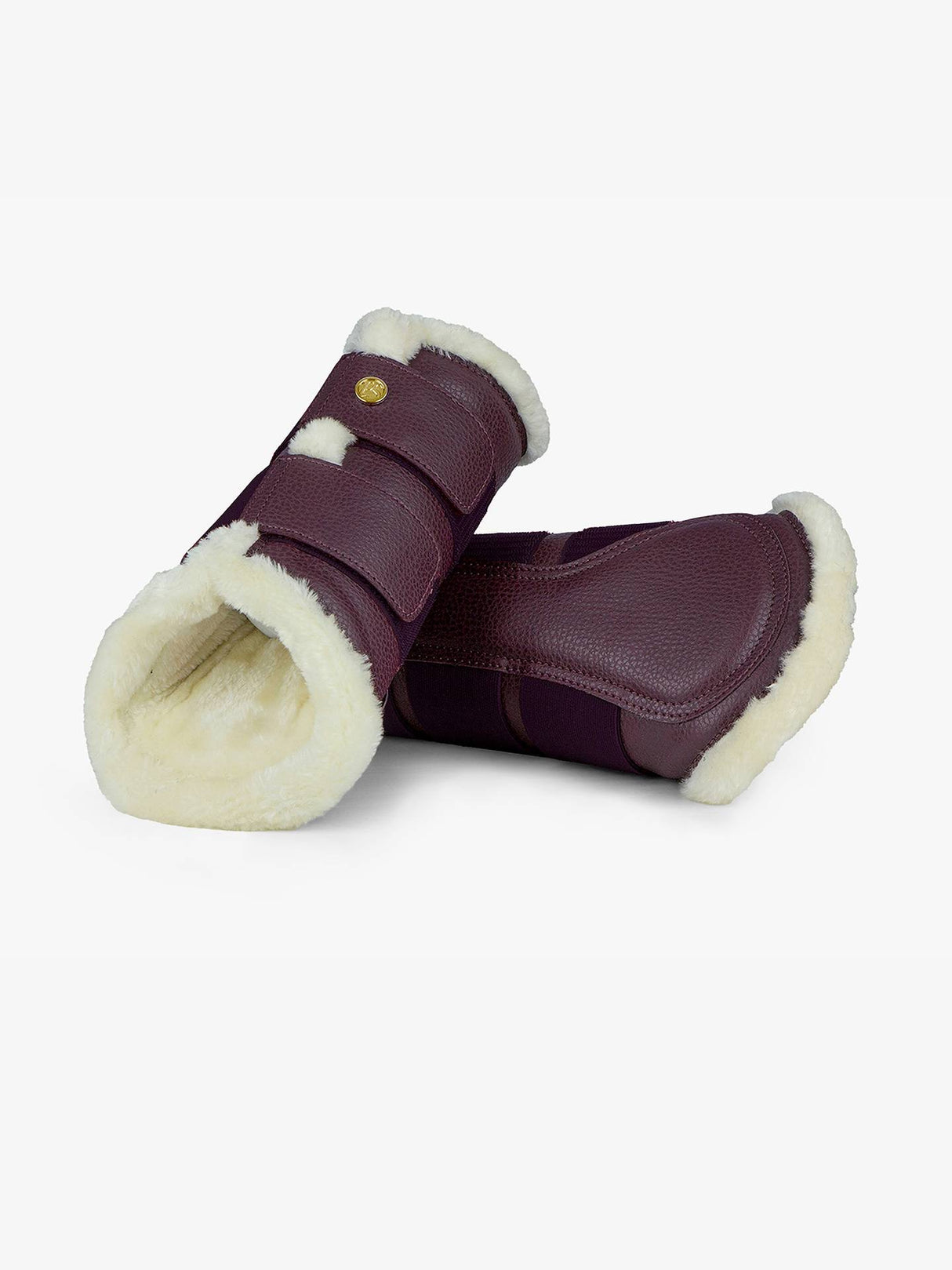 PS of Sweden Fleece Brushing Boots Wine (set of 4)