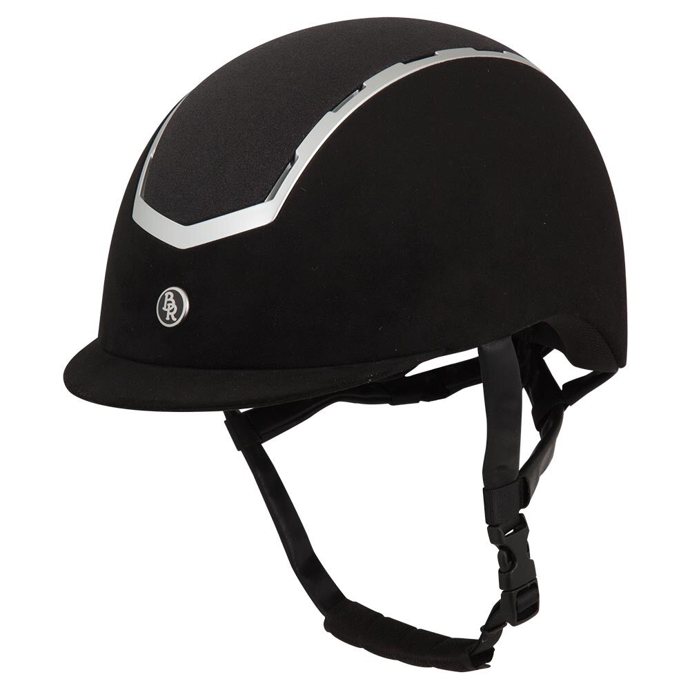 BR Equestrian Sigma Helmet Microfibre Glitter Black