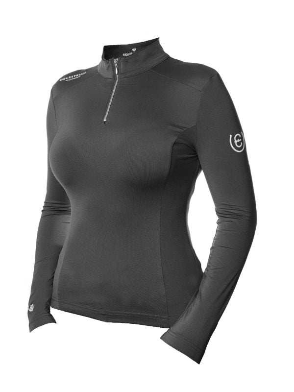 Equestrian Stockholm UV Protection Base Layer Silver Cloud