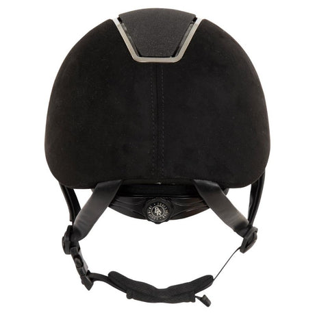 BR Equestrian Omega Helmet Microfibre Glitter Black/Gunmetal