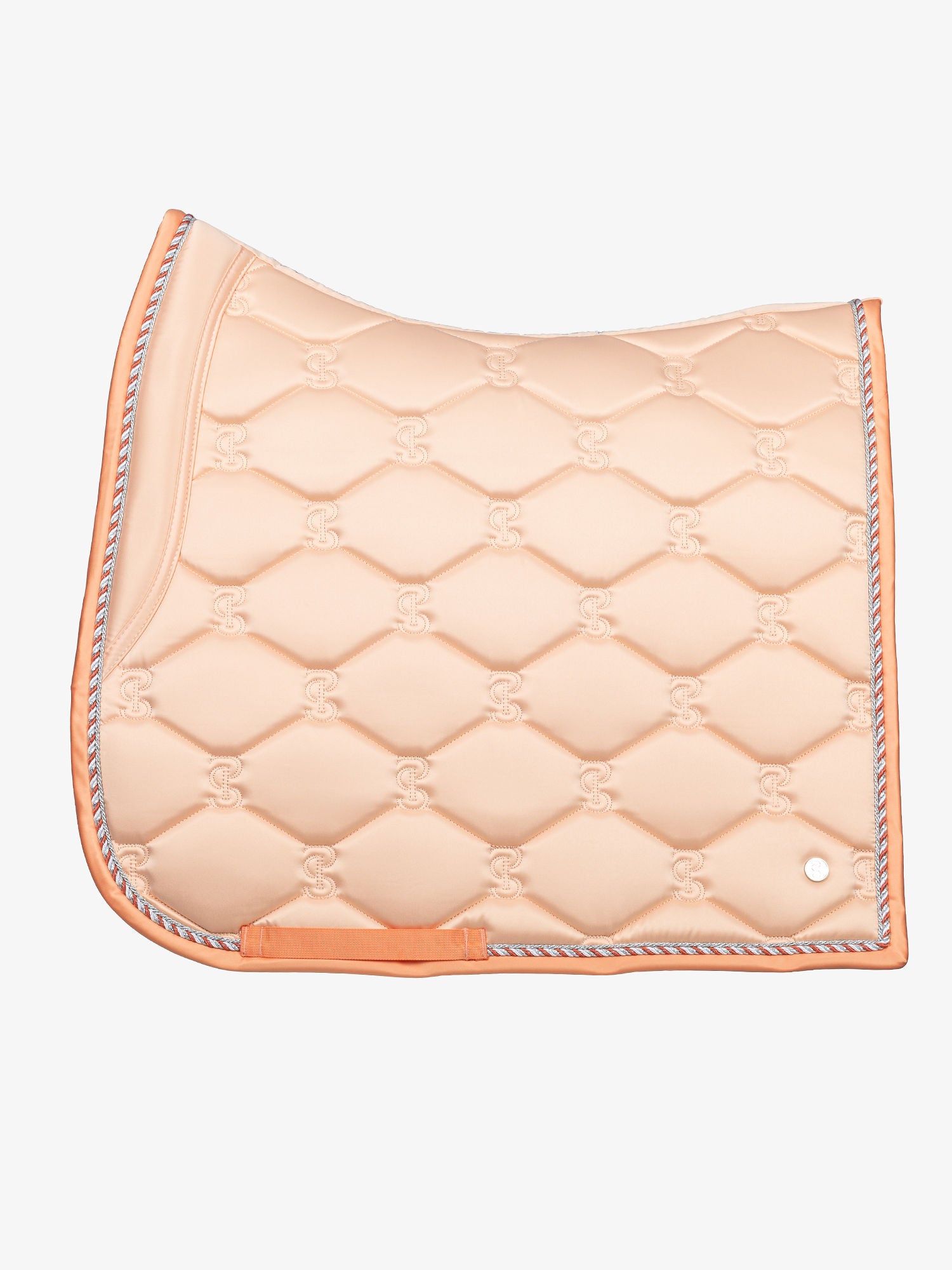 Peach Suede top Saddle Pad Set - Equestrian