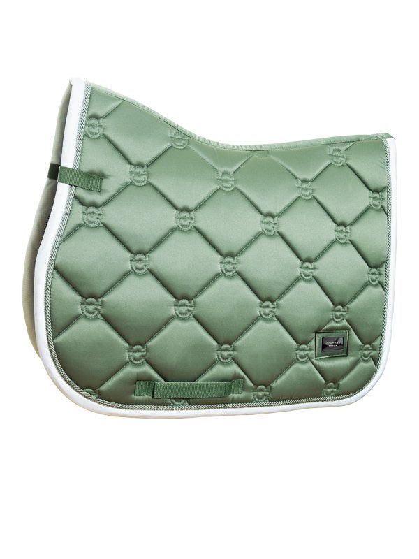 Equestrian Stockholm Jump Saddle Pad Pistachio White