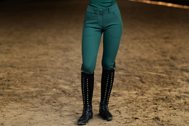 Equestrian Stockholm Elite Jump Breeches Sycamore Green