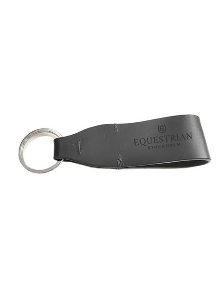 Equestrian Stockholm Leather Key Chain Brown