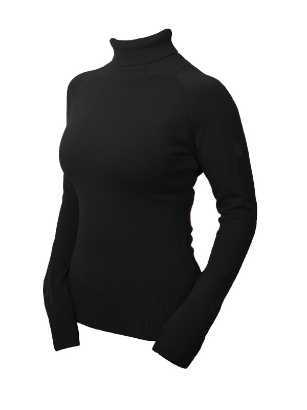 Equestrian Stockholm Knitted Top Black Edition