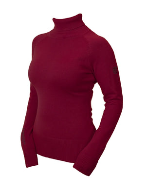 Equestrian Stockholm Knitted Top Bordeaux
