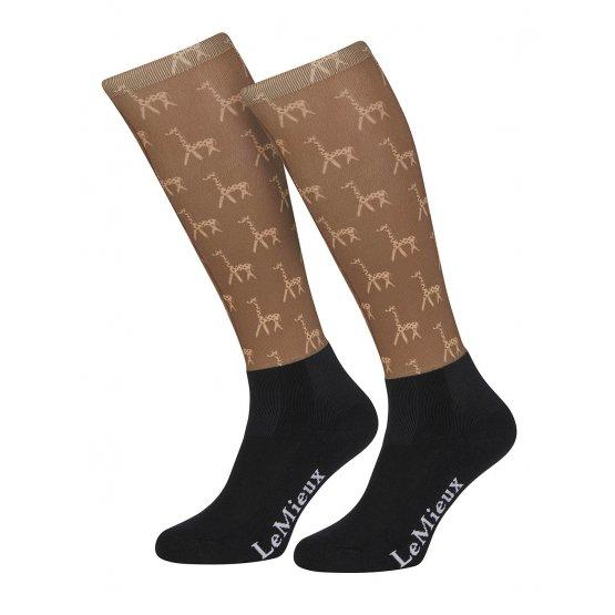 LeMieux Footsie Socks Giraffes