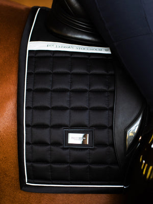 Equestrian Stockholm Dressage Saddle Pad Luminous Black