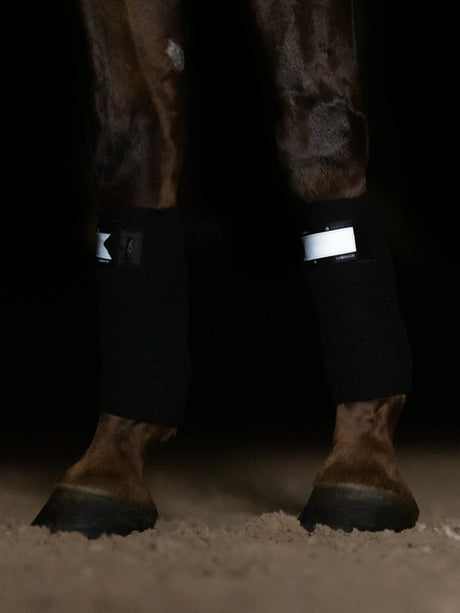 Equestrian Stockholm Bandages Luminous Black