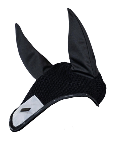 Equestrian Stockholm Ear Bonnet  Luminous Black
