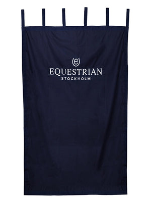 Equestrian Stockholm Stable Curtain Navy