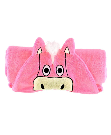 Lazy One Pink Horse Childrens Hooded Blanket