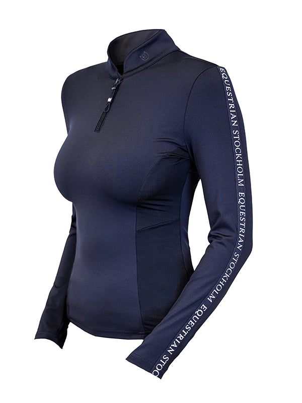 Equestrian Stockholm Power Base Layer Modern Tech Navy