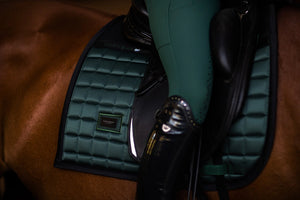 Equestrian Stockholm Dressage Saddle Pad Sportive Sycamore Green