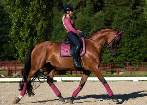 Equestrian Stockholm Dressage Saddle Pad Timeless Rose