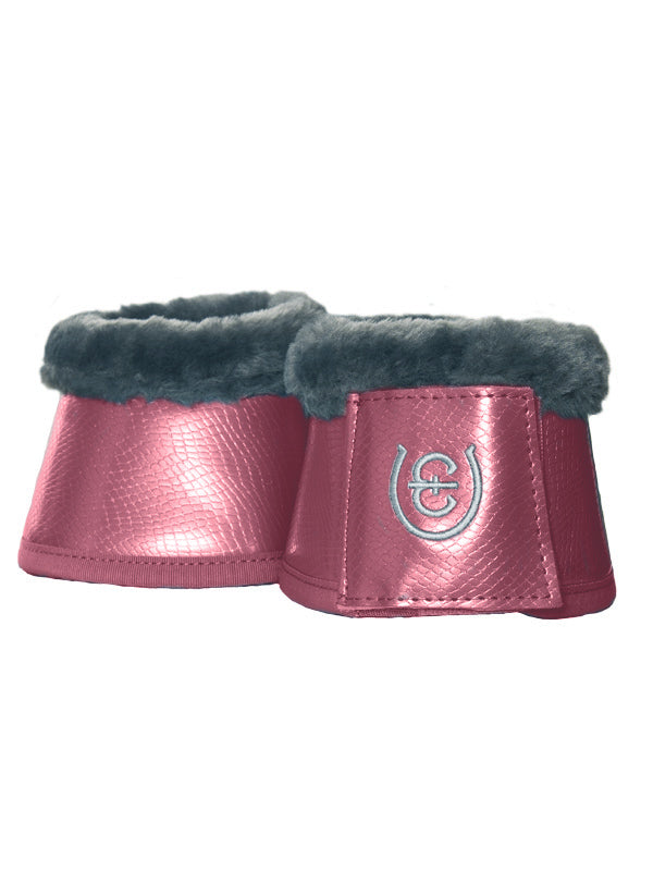 Equestrian Stockholm Fleece Bell Boots Winter Rose
